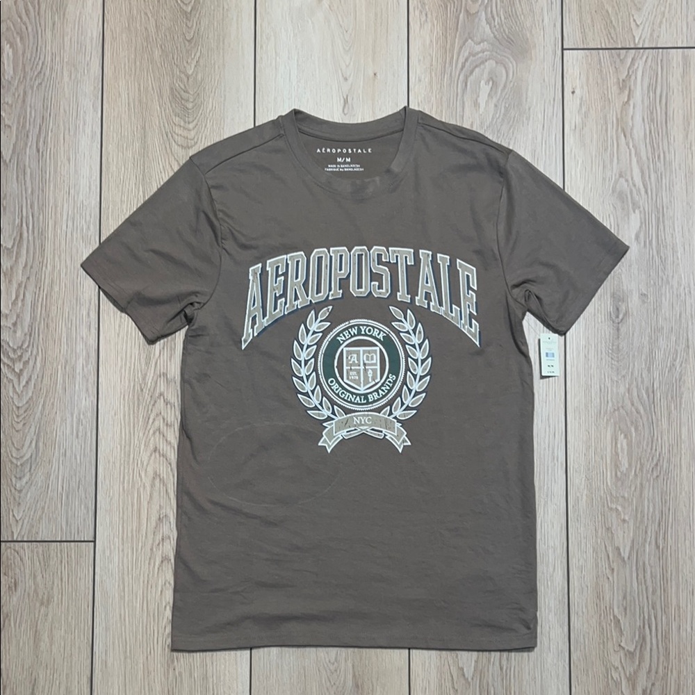 🛍️ 3 for $20 🛍️ - Aeropostale Brown Short Sleeve Tee - NWT